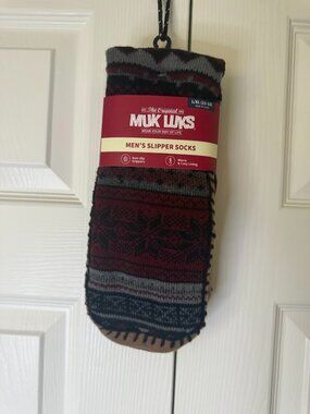 MUK LUKS MEN'S SLIPPER SOCKS